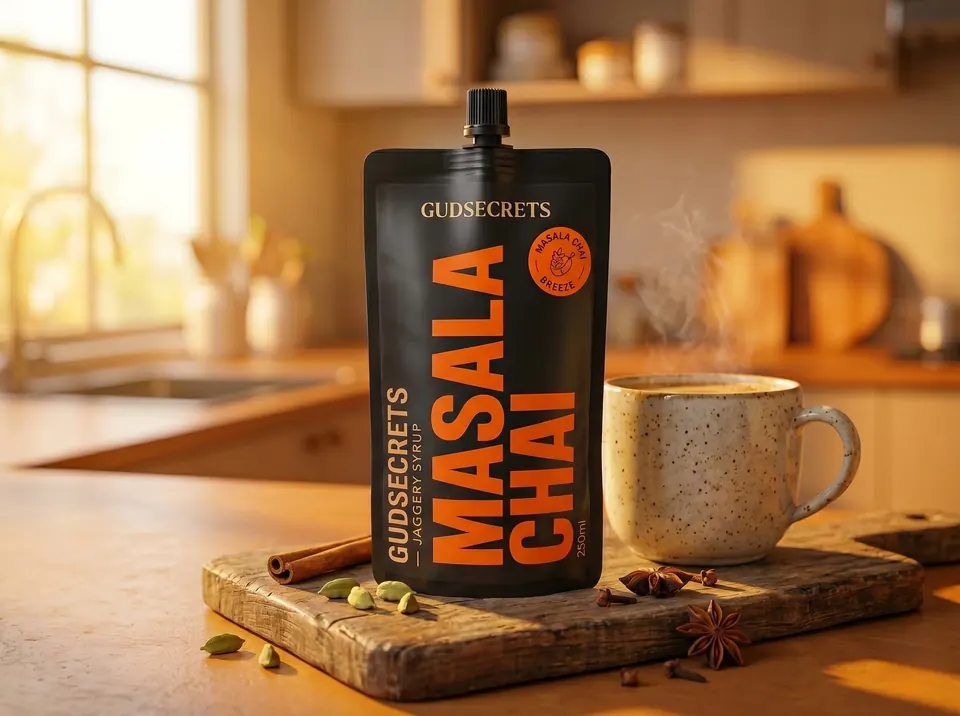 Masala Chai Jaggery Syrup